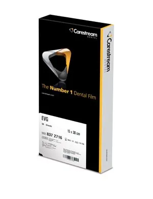 Carestream - 8393043 - Ultra-Speed Intraoral film, DF-40, Size 2, 1-film Bitewing-Paper Packets. 50/bx