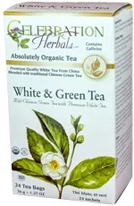 Celebration Herbals - 275416 - White & Green Tea Organic
