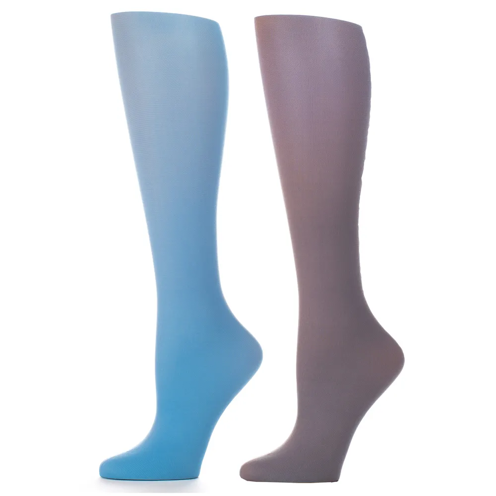 Celeste Stein Designs Inc - From: CMPSQ-2-PERW-GRY To: CMPSQ-PERW-GRY - Compression Sock-Queen-Periwinkle Gray (2 Pack)