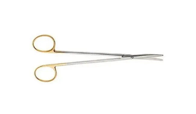 V. Mueller - Vital - CH2020 - Dissecting Scissors Vital Metzenbaum-Nelson 11 Inch Length Surgical Grade Stainless Steel / Tungsten Carbide NonSterile Finger Ring Handle Curved Blunt Tip / Blunt Tip