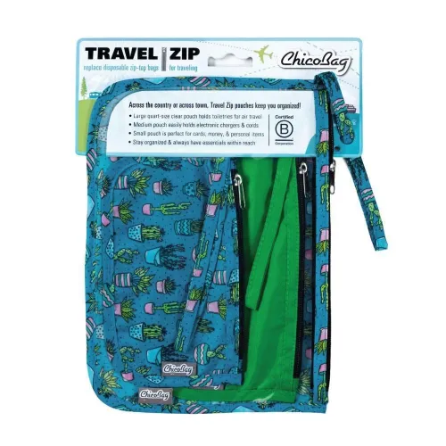 ChicoBag - From: 235765 To: 235766 - Travel Zip Travel Zip, Cactus 3 pack