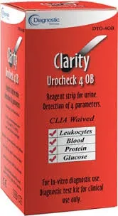 Clarity Diagnostics - DTG-40B-CLD - Urocheck 4 Ob "clia Waived"