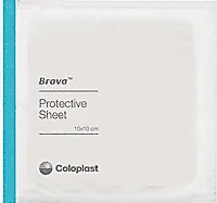 Coloplast - From: 32105 To: 32205  BravaStoma Skin Protective Sheet Brava 4 X 4 Inch