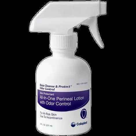 Coloplast - Baza Cleanse and Protect - 7712 -  Perineal Wash  Lotion 8 oz. Pump Bottle Unscented