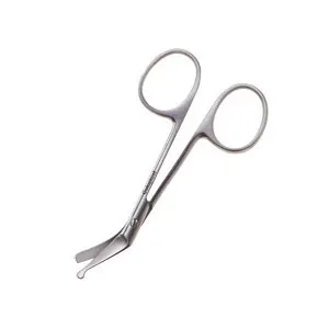 Coloplast - 95050 - Ostomy Scissors 4 Inch Length Finger Ring Handle Curved Blunt Tip / Blunt Tip