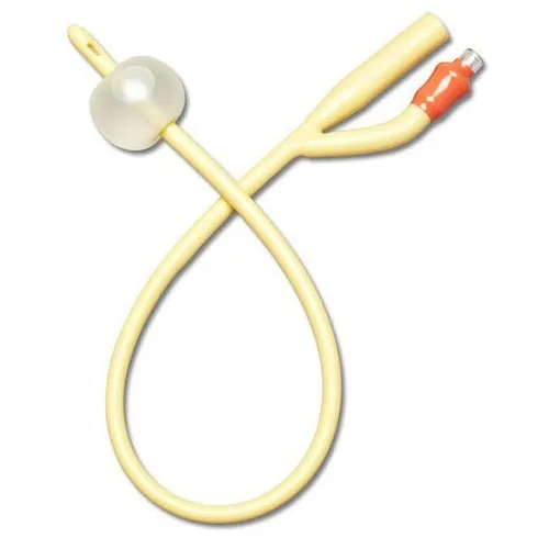 Coloplast - AA6414 - Coloplast Cysto-care Folysil 2-way Open Tip Indwelling Catheter 14fr, 16", 3cc Balloon Capacity