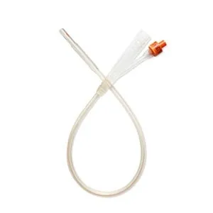 Coloplast - AA6418 - Coloplast Cysto-care Folysil 2-way Open Tip Indwelling Catheter 18fr, 16", 3cc Balloon Capacity