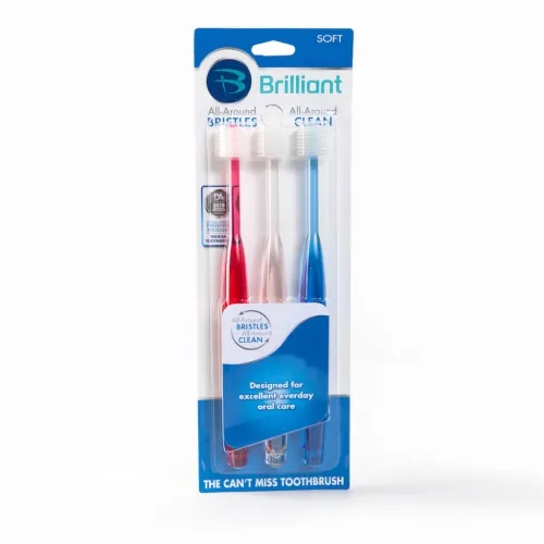 Compac Industries - 10539-RCB-24 - Brilliant Soft Toothbrush