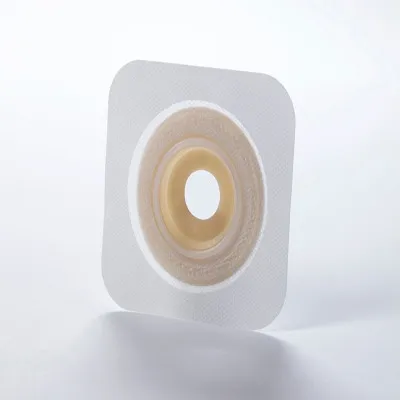 Convatec - From: 413177 To: 413187  SurFit NaturaOstomy Barrier SurFit Natura Precut Extended Wear Durahesive White Tape 45 mm Flange SurFit Natura System Hydrocolloid 1/2 Inch Opening 41/2 X 41/2 Inch