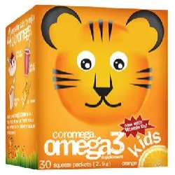 Coromega - 45242 - Kids Omega3 Squeeze - 30 Ct  "Tiger"