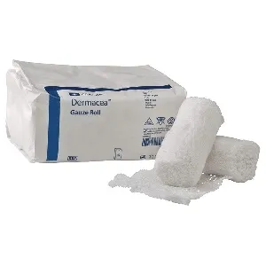 Cardinal - Dermacea - From: 441101 To: 441250 -  Fluff Bandage Roll  4 Inch X 4 1/8 Yard 96 per Pack NonSterile 3 Ply Roll Shape