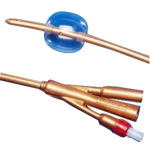 Cardinal - 605247IC - Foley Catheter Dover? Ic 2-Way Standard Tip 5 Cc Balloon 24 Fr. Silver Hydrogel Coated Silicone