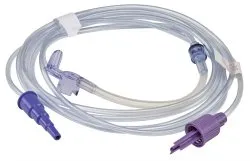 Cardinal - Kangaroo Connect - 77000FD - Enteral Feeding Pump Safety Screw Spike Set without ENFit Transitional Adapter Kangaroo Connect PVC NonSterile