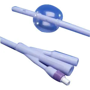 Cardinal Health - Dover - 8887630260 - Covidien   2 Way Silicone Foley Catheter 26 fr 16" L, 30 cc, Standard Rounded Tip, Uncoated, 100% Silicone, Latex free