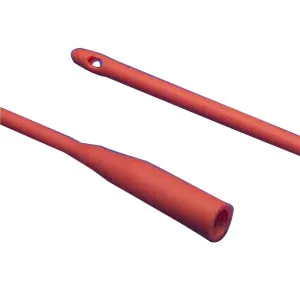 Cardinal - From: 8887660101 To: 8887660218  Dover Urethral Catheter Dover Robinson Tip Red Rubber 10 Fr. 12 Inch