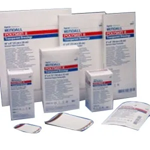 Cardinal - From: 6641 To: 6651  KendallTransparent Film Dressing Kendall 4 X 43/4 Inch 2 Tab Delivery Rectangle Sterile
