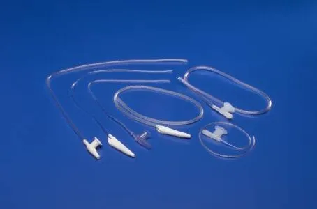 Cardinal Health - Argyle - 30620 - Pediatric suction catheter with Safe-T-Vac valve, 6 french. Staggered eye, coil pack, graduated, latex-free.