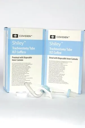 Medtronic / Covidien - 80XLTCP - COVIDIEN SHILEY TUBE TRACHEOSTOMY TUBE XLT CUFFED PROX WITH INNER CANNULA 105MM 8MM I.D. 13.3MM O.D.