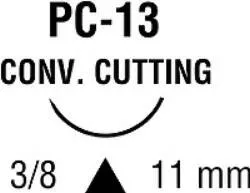 Cardinal Covidien - From: CM400 To: CM401 - Medtronic / Covidien Suture, Conventional Cutting, Undyed, Needle PC 13, 3/8 Circle