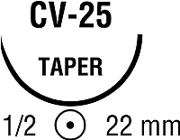 Medtronic / Covidien - GL182M - Suture, Taper Point, Needle CV-25, Circle