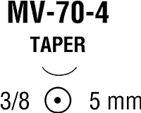 Medtronic / Covidien - N-2514 - COVIDIEN MONOSOF URE MONOFIL NYLON  SIZE 10-0 USP (0.2 METRIC) BLACK MV-70-4 NEEDLE 5IN(13CM) BX/12