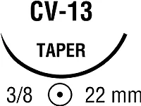 Cardinal Covidien - From: VP523 To: VP533 - Medtronic / Covidien Suture, Taper Point, Needle CV 13, 3/8 Circle