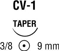Medtronic / Covidien - VP-72-MX - COVIDIEN SUTURE SURGIPRO II MONOFILAMENT POLYPROPYLENE 7-0 CV-1 (BOX OF 12)