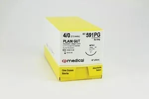 CP Medical - From: 591PG To: 593PG - Suture, 4/0, Plain Gut, 18", FS 2, 12/bx