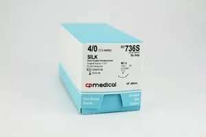 CP Medical - From: 733S To: 734S - Suture, 3/0, Silk 18", J 1, 12/bx