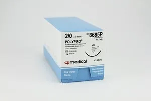 CP Medical - From: 8685GP To: 8687P - Suture, 3/0, Polypropylene Mono, 18", PS 2, 12/bx