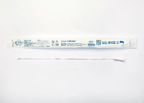 Convatec - M12C - Catheter Male Uncoated Single-Use 16" Coude Tip 12FR 30-bx 10 bx-cs -Continental US Only-