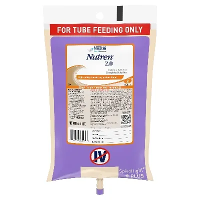 Nestle Healthcare Nutrition - Nutren 2.0 - 00798716441469 - Nestle  Tube Feeding Formula  Unflavored Liquid 1000 mL Ready to Hang Prefilled Container