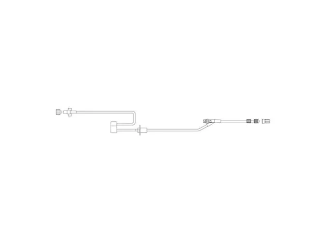 Carefusion - From: 28117 To: 28117E - Infusion Half Setore Tubing Segment1) Needle Free Valve from 2 Piece Male Luer Lock