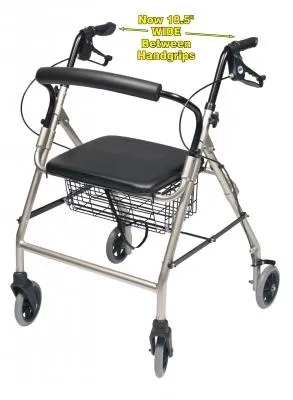 Graham-Field - From: RJ4318AQ To: RJ4318R - Walkabout Wide Four-Wheel Rollator