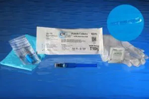 Cure - From: T10K To: T8K - Cure Twist Female Pre-Lubricated Straight Tip Intermittent Catheter With Insertion Kit