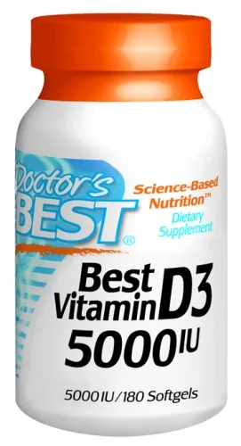 Doctors Best - From: D218 To: D250 - Vitamin D3 5000 IU