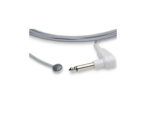 Cables and Sensors - D2252-AS0 - Reusable Temperature Probe, Adult Skin Sensor, YSI Compatible w/ OEM: 409B, 401, 709B, 409B, 401, 709B, 701, 85409 (DROP SHIP ONLY) (Freight Terms are Prepaid & Added to Invoice - Contact Vendor for Specifics)