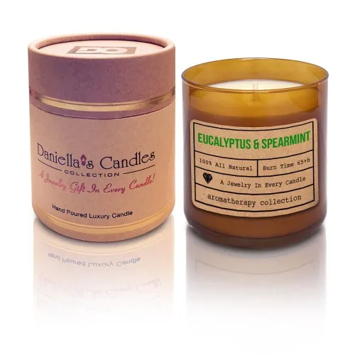 Daniellas Candles - From: AC100101-E To: AC100101-N - Eucalyptus & Spearmint Jewelry Candle