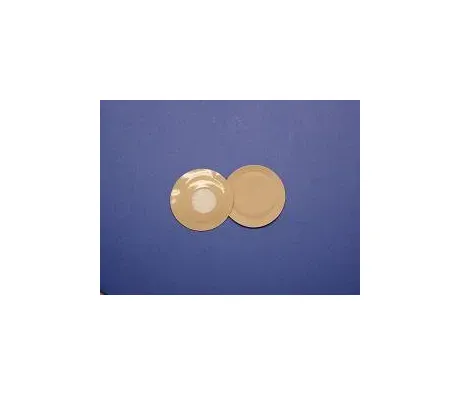 Austin Medical Products - DE - Stoma Cap 2-1/8 Inch  7/8 Inch Round Center Opening  Style DE