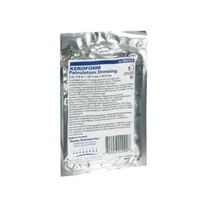 Gentell - DKC2068 - Medicated Petroleum Gauze. Similar to petrolatum impregnated gauze with 3% bismuth tribromophenate.  Ideal for situations requiring mild medication or deodorizing.  Sterile, 5" x 9", Each