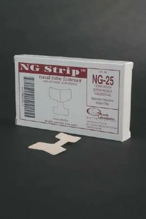 Gentell - From: NG-40 To: NG-50 - NG Strip Pediatric Nasal Tube Fastener, Latex  free, Flexible, Dynamic Adherence.