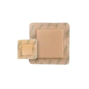 Deroyal - From: 46-954 To: 46-955 - Industries Polyderm GTL Foam Wound Dressing 2" x 2" Bordered Square, 1" x 1" Foam.