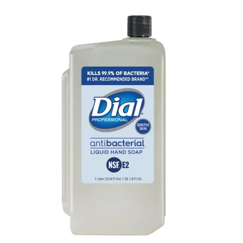 Dial - 2340082839 - Sensitive Skin Liquid Hand Soap, Antimicrobial, 1 Liter Refill, (2340082839, 1747317, 1937894)