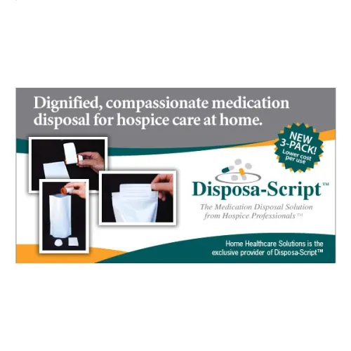 Disposal Resources - 97812ST-3PK - Disposa Script 3-pack, Standard Size, Professional