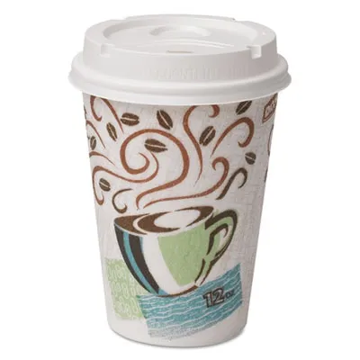 Dixiefood - From: DXE5342COMBO600 To: DXE5342COMBO6CT - Paper Hot Cups & Lids Combo Bag