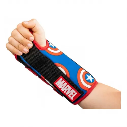 Djo - DA191WB01-CAP-PED-R - Donjoy Advantage Marvel Comfort Wrist Brace, Pediatric, Right, Captain America