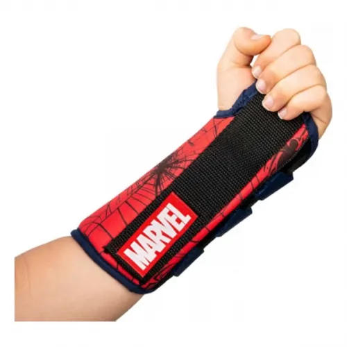 Djo - DA191WB01-SPI-PED-L - DonJoy Advantage Marvel Comfort Wrist Brace, Pediatric, Left, Spiderman.