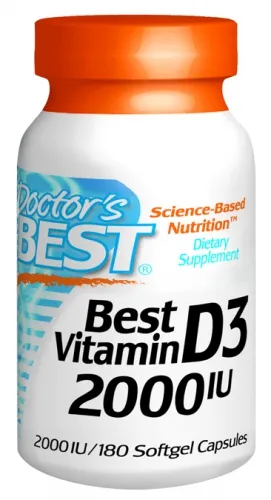 Doctors Best - D210 - Vitamin D3 2000IU
