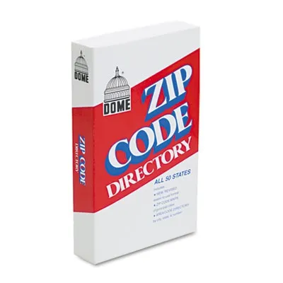 Domepub - DOM5100 - Zip Code Directory, Paperback, 750 Pages