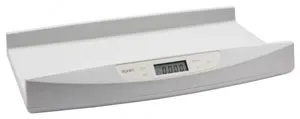 Doran Scales - DS4500 - Digital Infant Lactation Scale, Wt. Capacity 45 lb x 0.1 oz (20 kg x 2 g), AC Adaptor, Large Platform 25"L x 11" D with Curved Sides